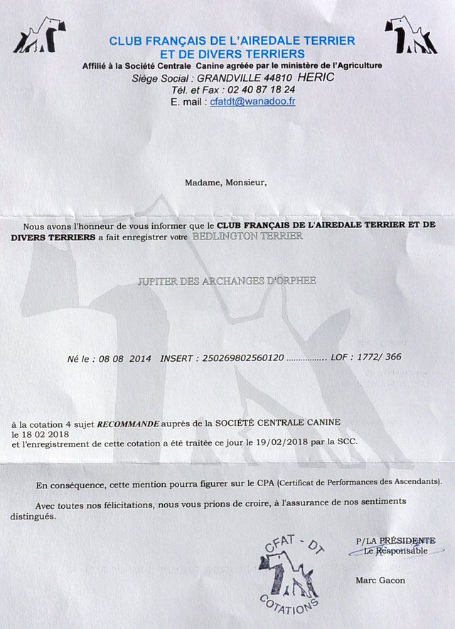 Des Archanges D'orphée - Cotation 4 "Sujet Recommandé" pour Jupiter DES ARCHANGES D'ORPHÉE.